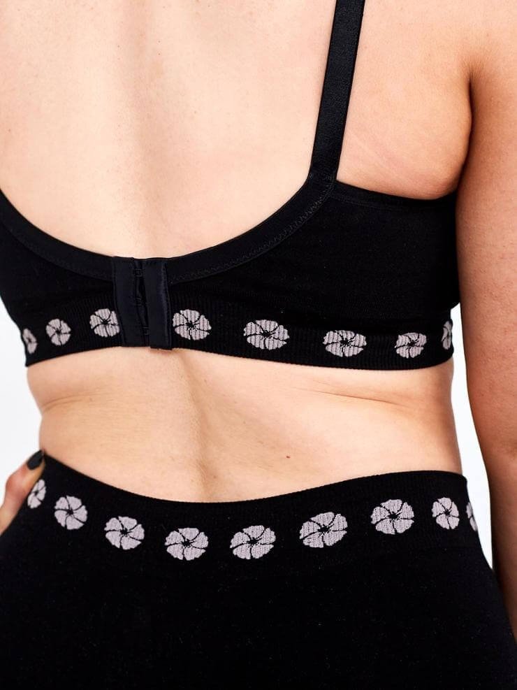 Sujetador FLEUR Confort mastectomía negro