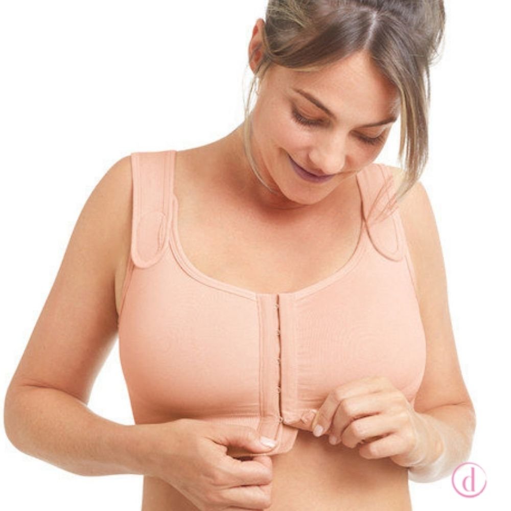 Sujetador Sina rosa nude postoperatorio mastectomía