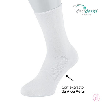 Desiderm Calcetines aloea vera hidratante y aliviante quimioterapia