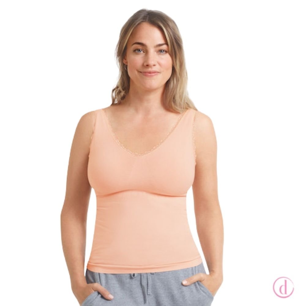Amoena Kitty Top Algodón mastectomía