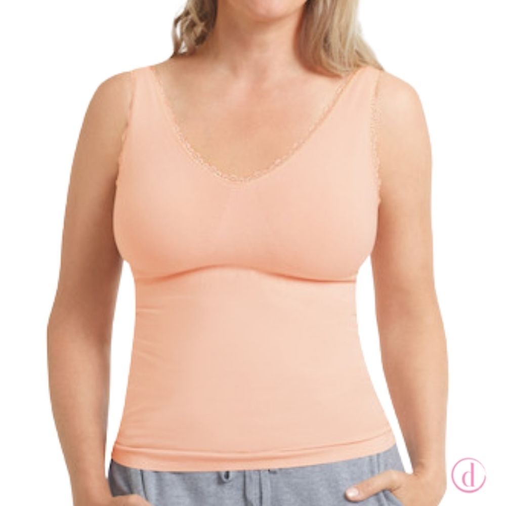 Amoena Kitty Top Algodón mastectomía