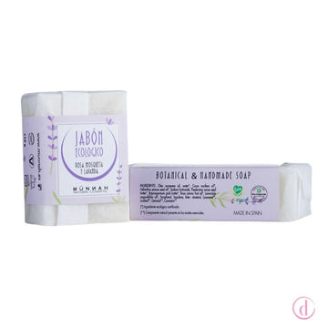Munnah Jabón Natural Rosa Mosqueta y Lavanda Mini