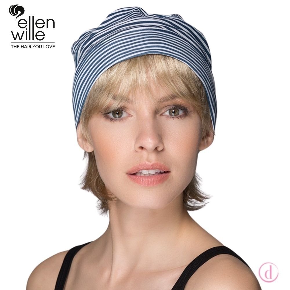 Flequillo MINT para turbante alopecia y quimioterapia