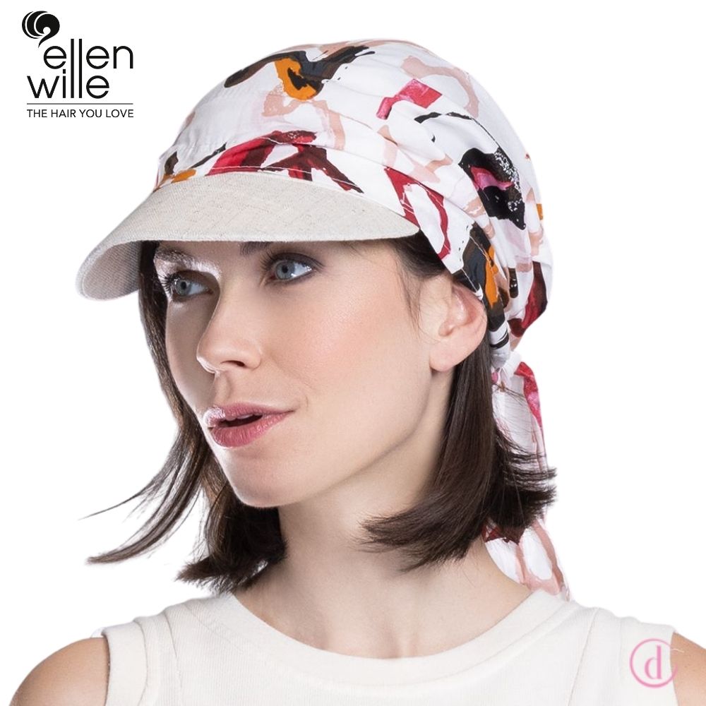 Ellen Wille Gorra quimioterapia LONATA con visera desmontable grafitti