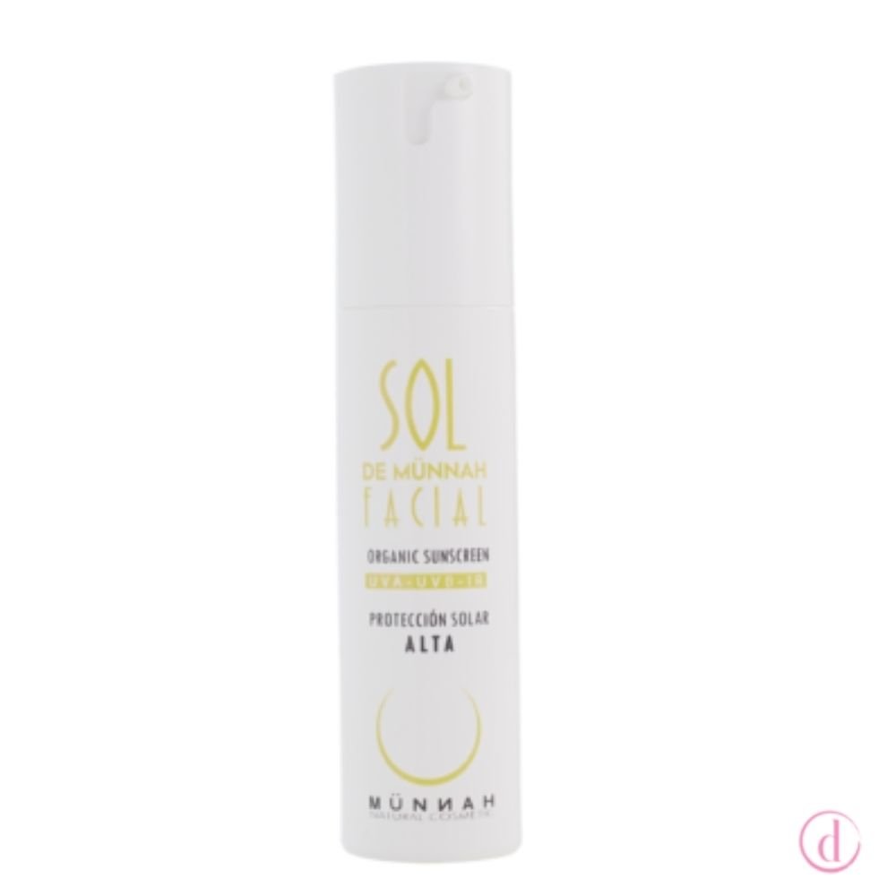 Crema solar facial ecológica y natural pieles sensibles y oncología