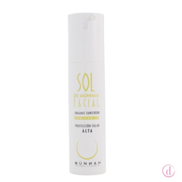 Crema solar facial ecológica y natural pieles sensibles y oncología