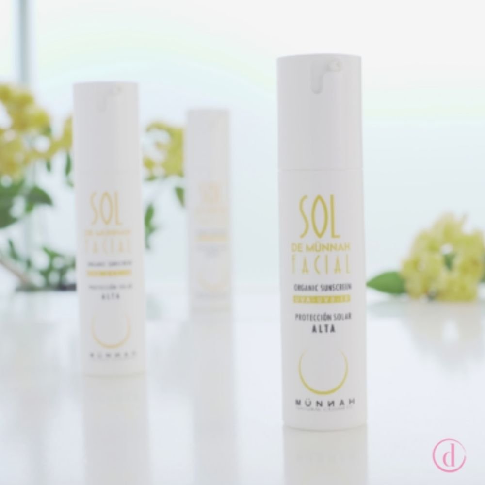 Crema solar facial ecológica y natural pieles sensibles y oncología