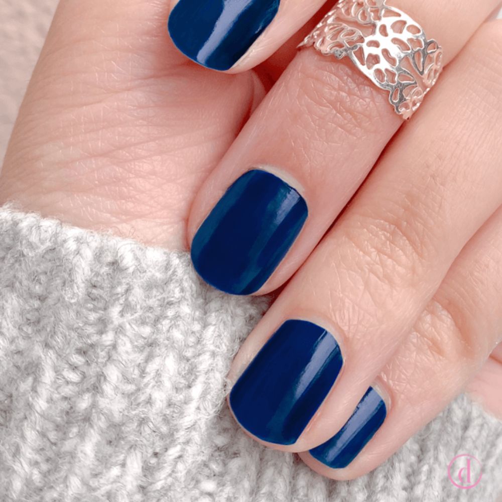 MÊME Esmalte de uñas silicio quimioterapia Azul noche