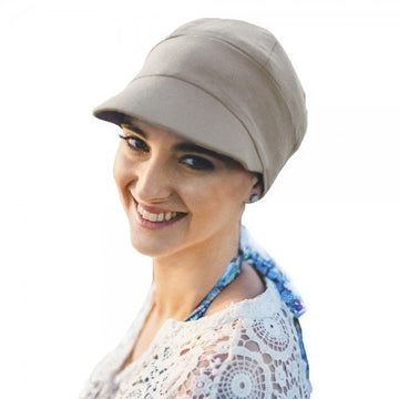 Gorra oncológica CAPRI crema