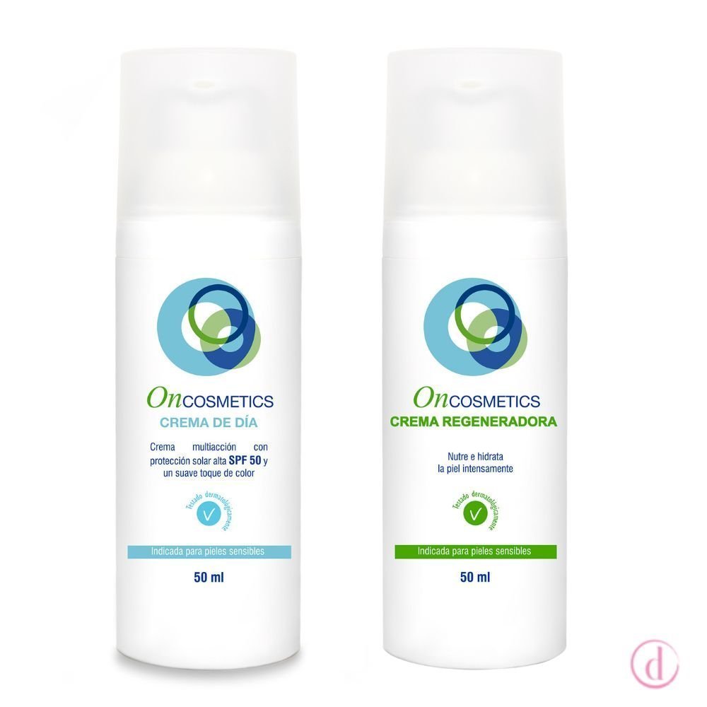Oncosmetics Pack hidratación intensiva facial día y noche oncológica