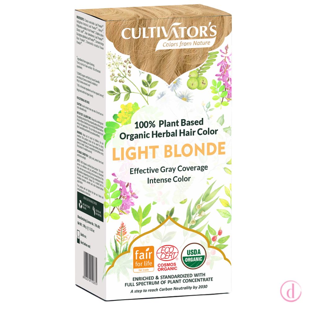 Cultivators Tinte orgánico Rubio Light 100gr oncología