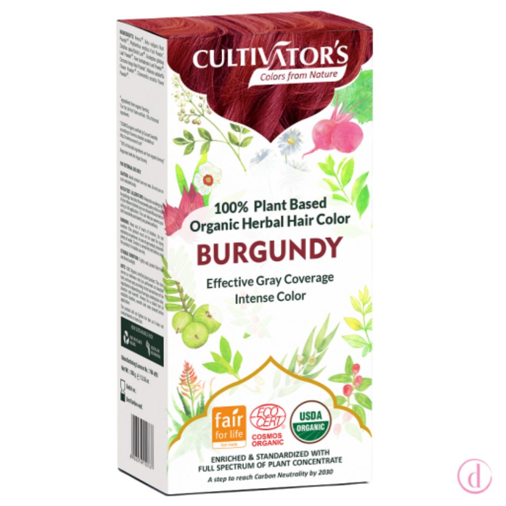 Cultivators Tinte orgánico Borgoña 100gr oncología