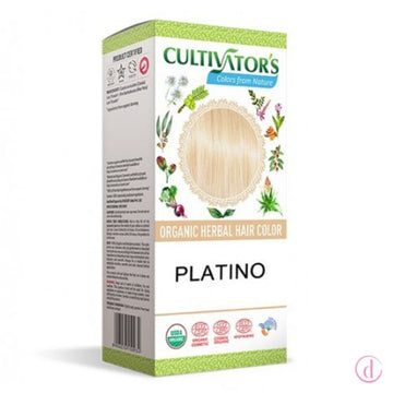 Cultivators Tinte orgánico Henna Neutral-Platino 100gr oncología