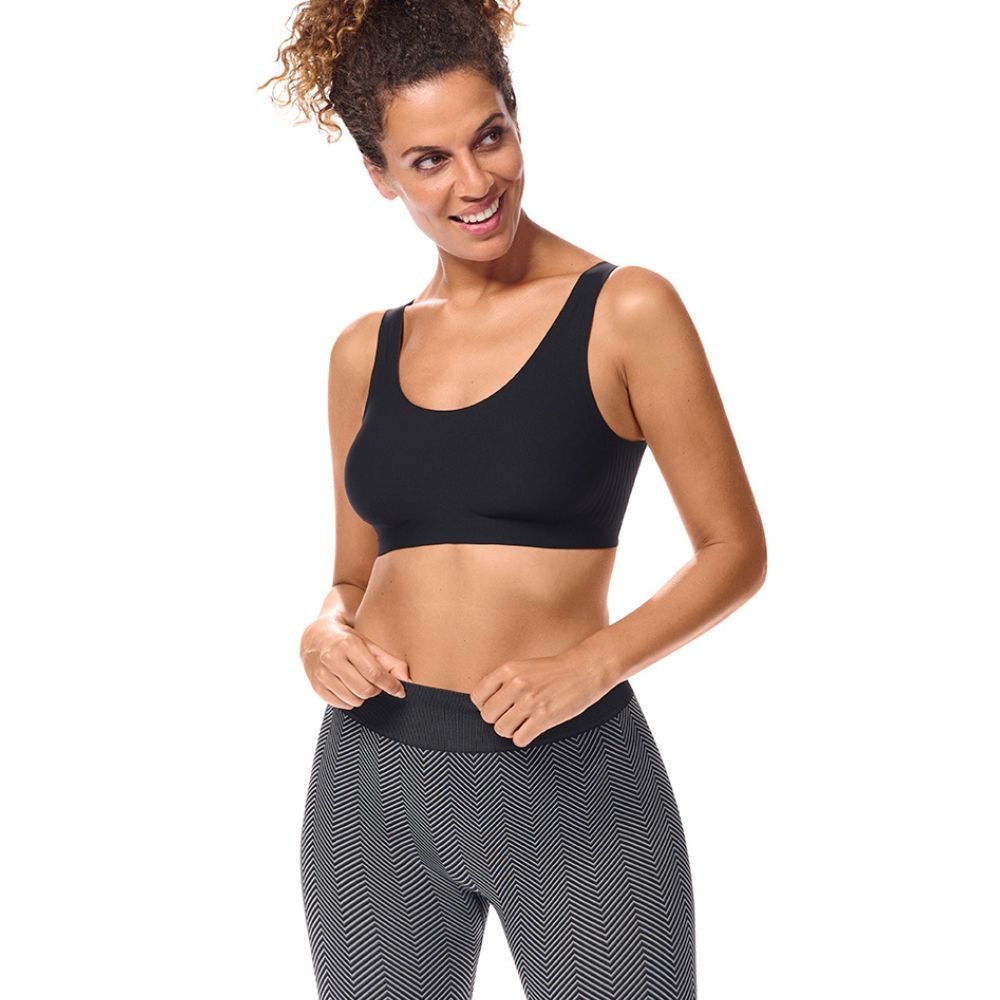 Amoena LINDA linfedema sujetador suave negro