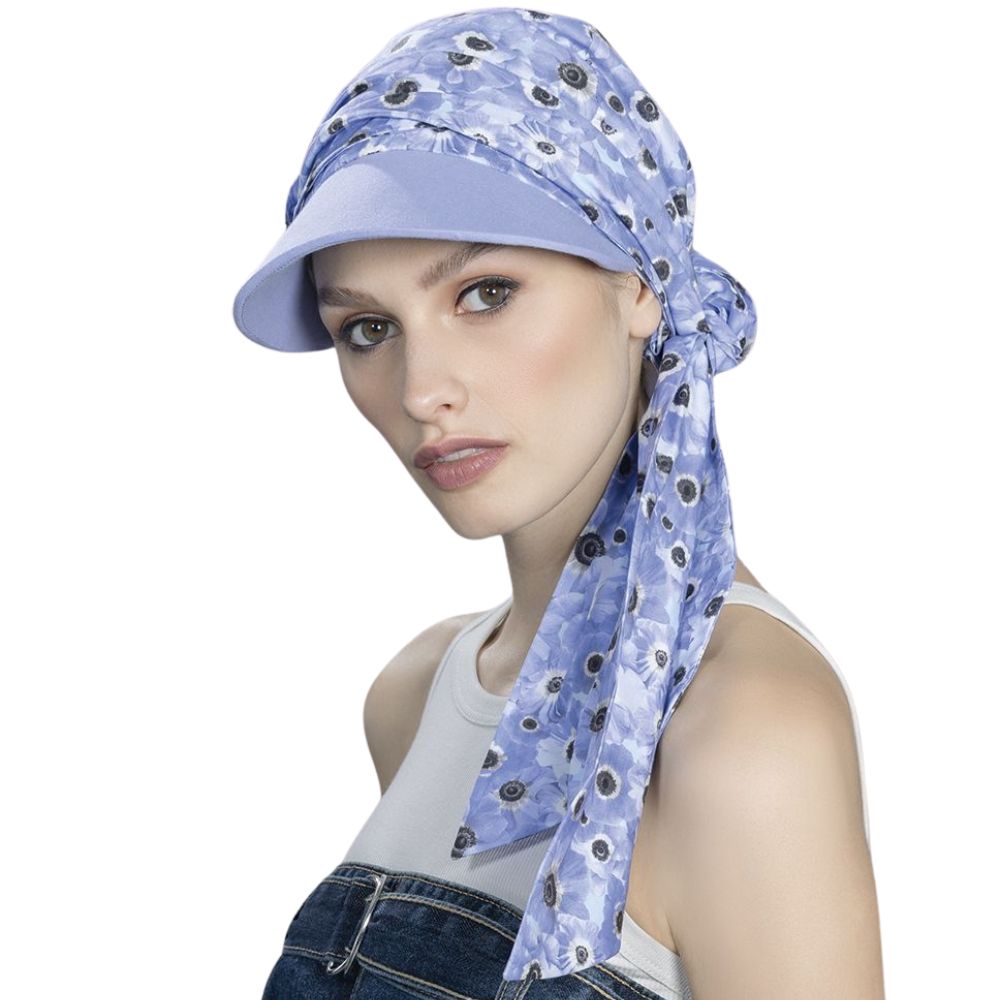 Ellen Wille Gorra quimioterapia LONATA con visera desmontable White Blossom