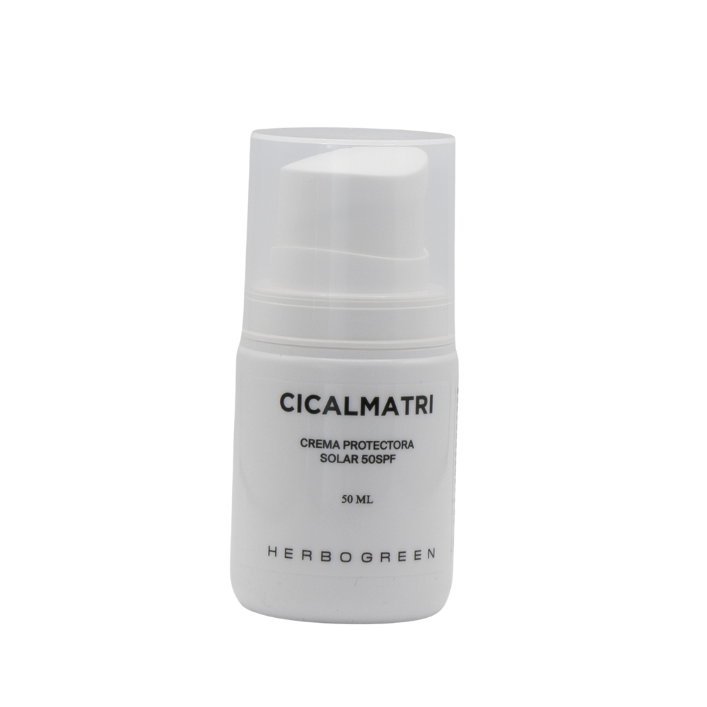 Protector Solar sin color SPF50 Cicalmatri 50 ml - HerboGreen