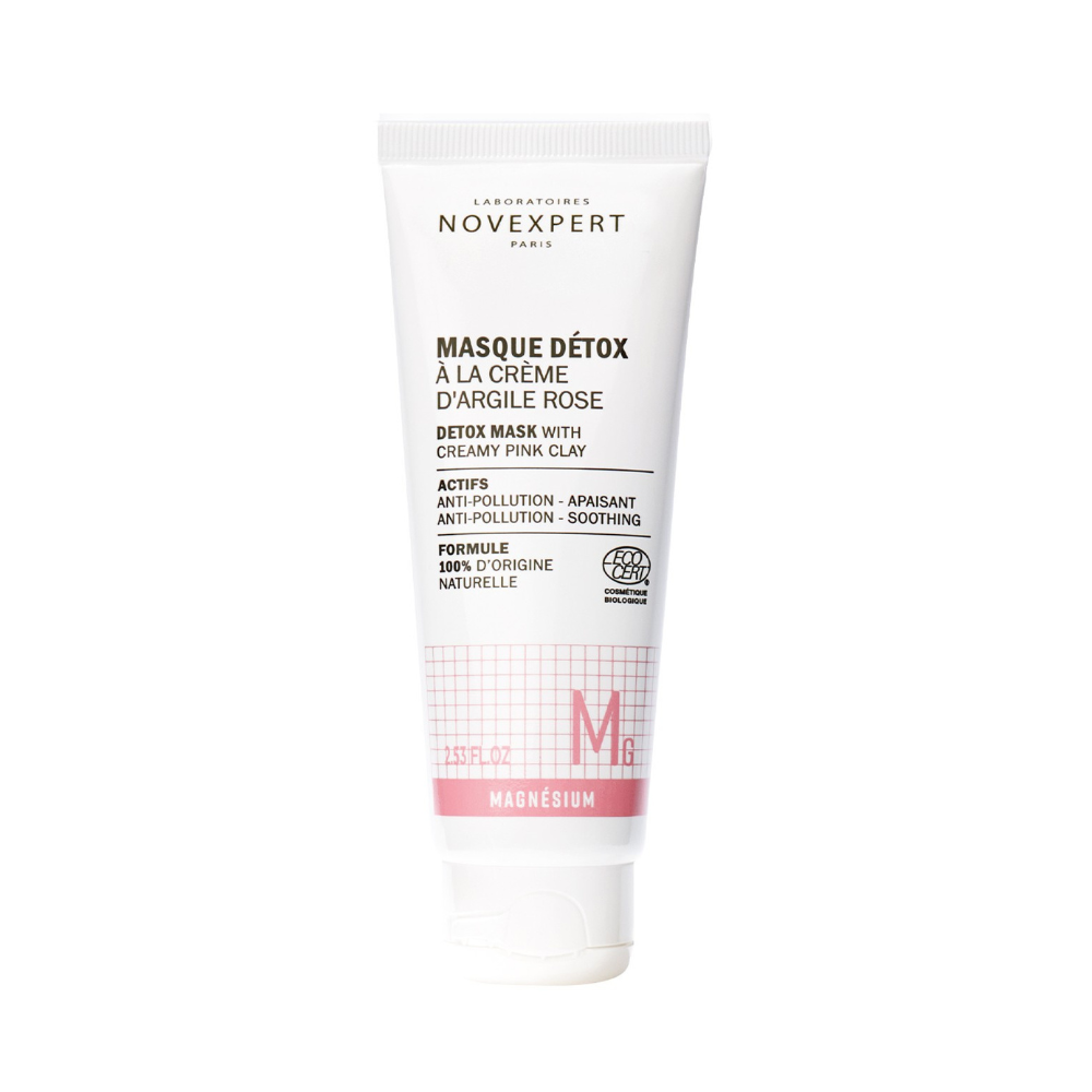 Novexpert Mascarilla Detox Arcilla-Rosa y Magnesio piel sensible