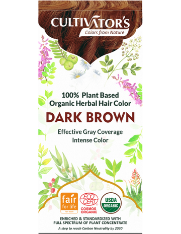 Cultivators Tinte orgánico Castaño Dorado oscuro100gr oncología
