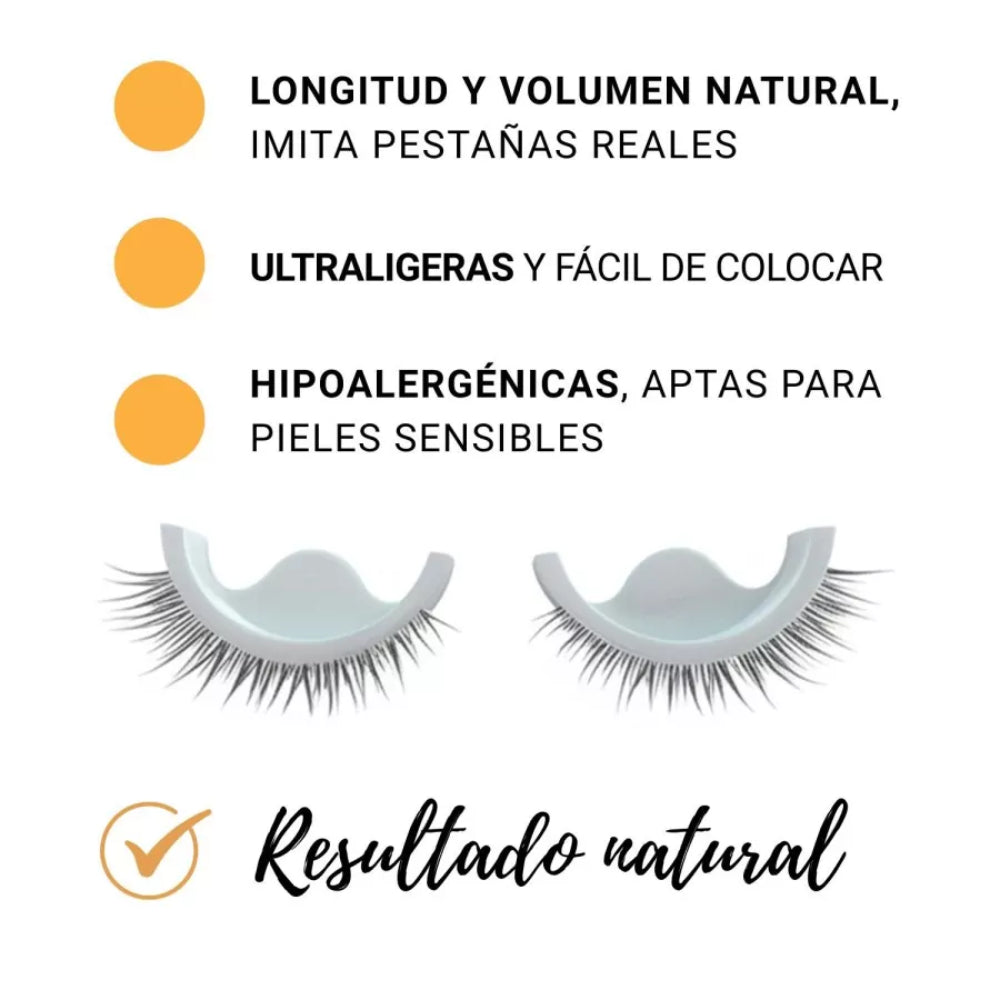 Pestañas autoadhesivas para quimioterapia (reutilizables)