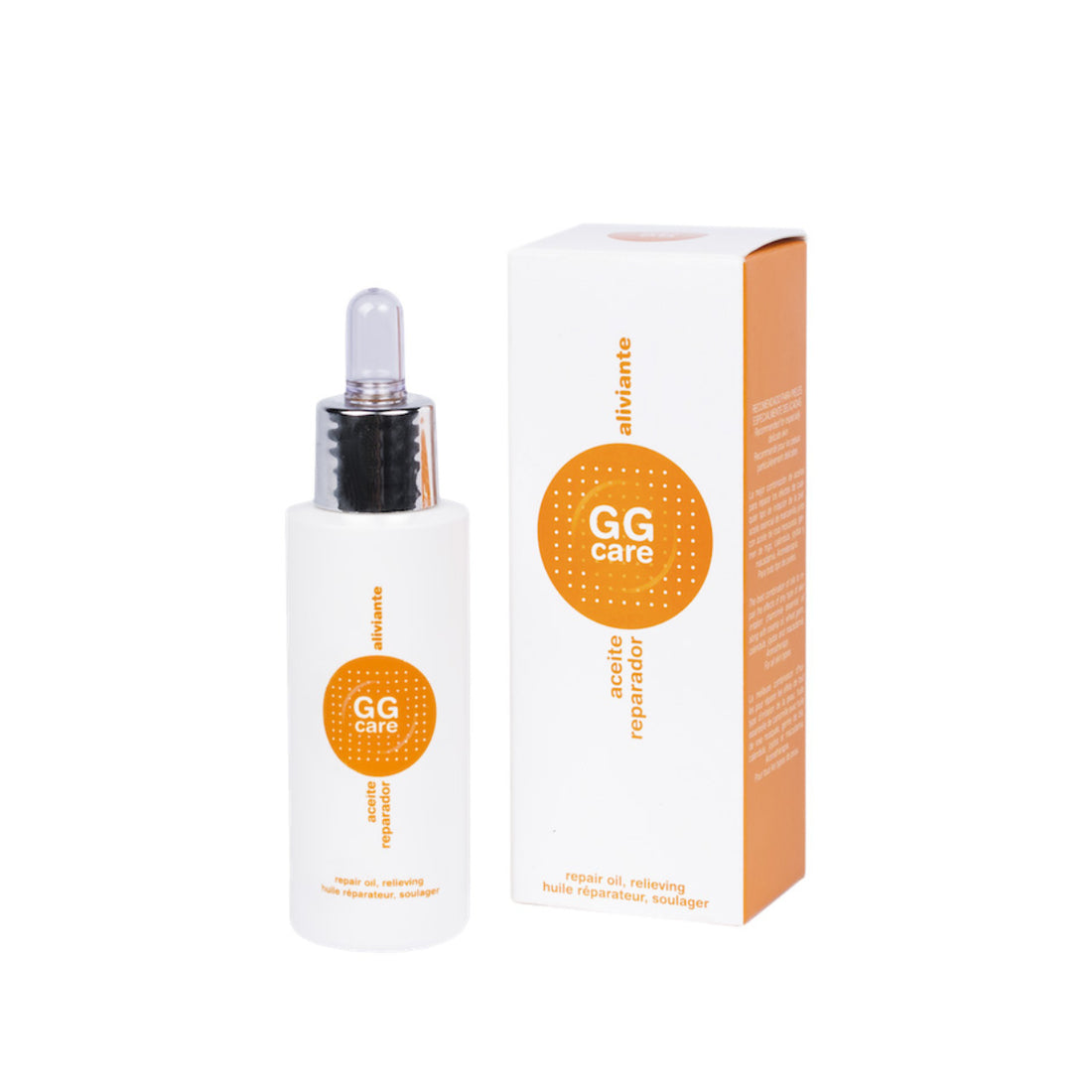 GG Care Aceite reparador y calmante para piel sensible durante radioterapia y quimioterapia