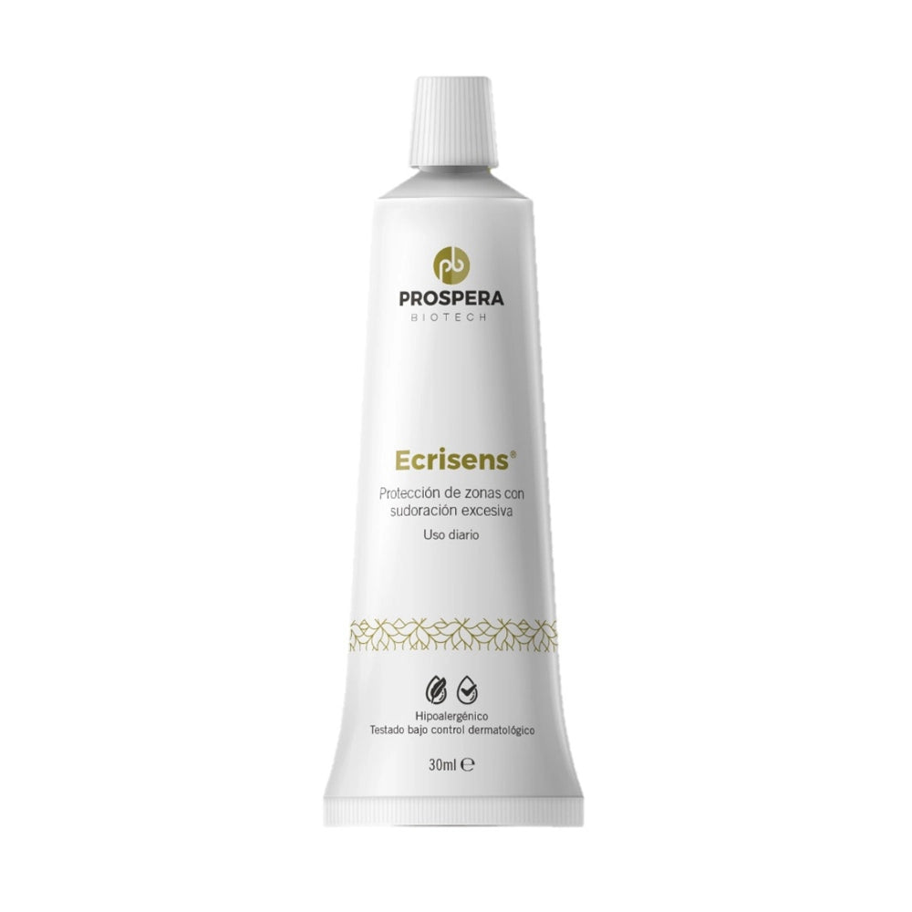 Ecrisens crema reguladora de sudoración excesiva para piel sensible durante tratamientos oncológicos