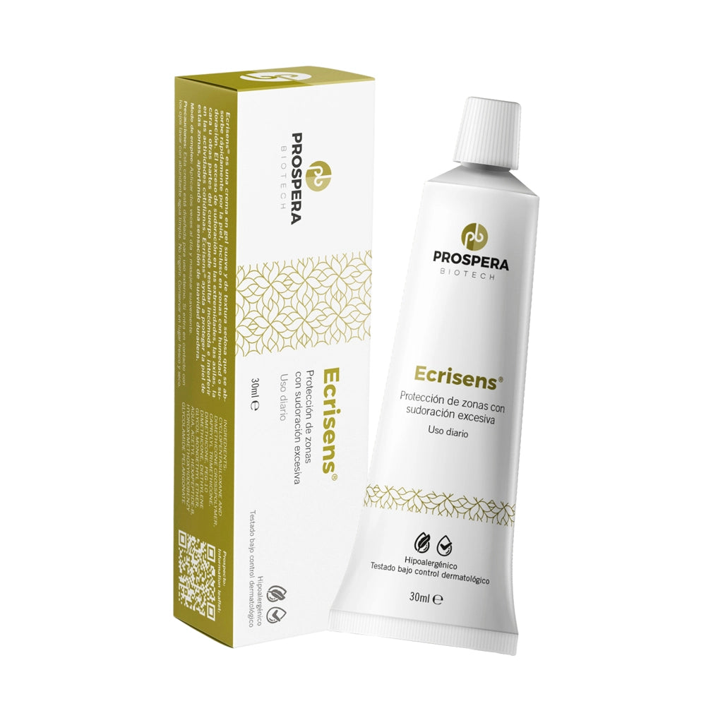 Ecrisens crema reguladora de sudoración excesiva para piel sensible durante tratamientos oncológicos