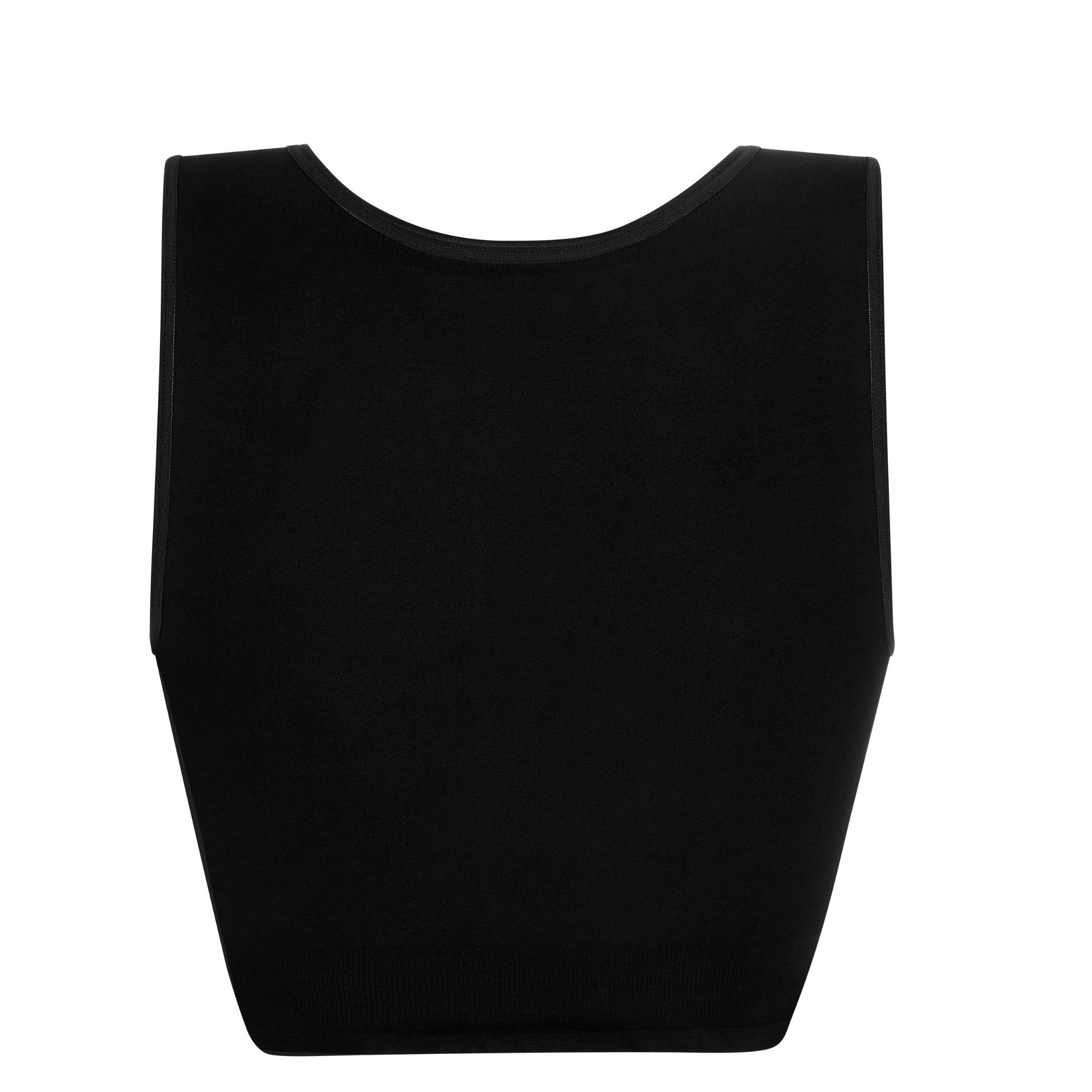 Sujetador de compresión Amoena Lymph Flow Long para linfedema negro - Amoena