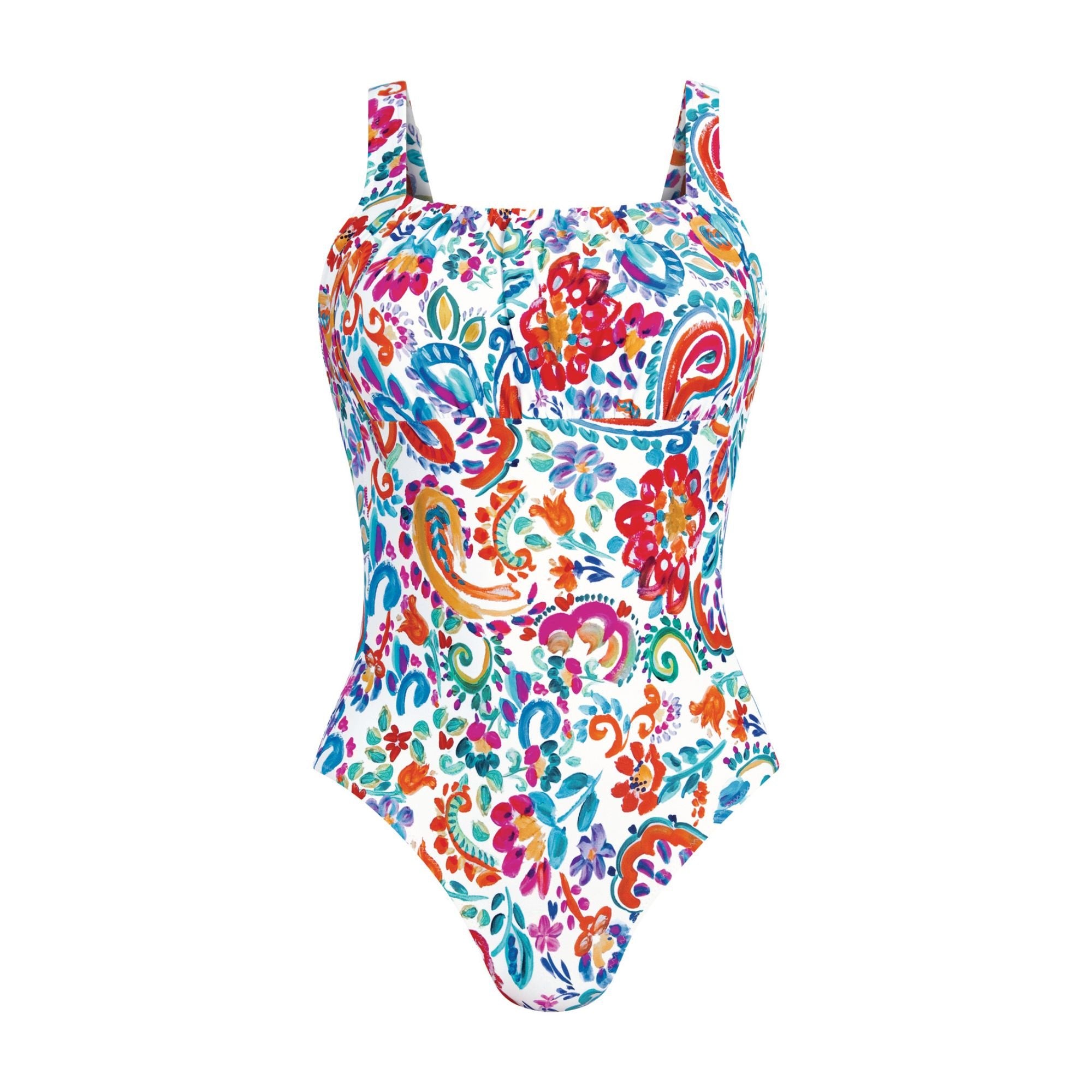 Bañador para mastectomía Calvià Anita Care 6277 estampado floral efecto estilizador