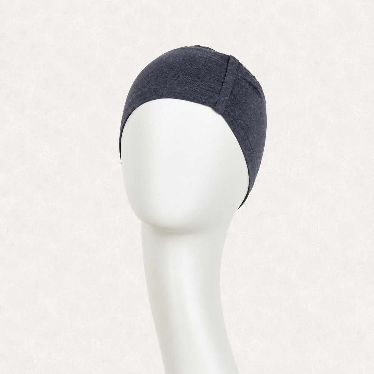 Chandra Night Cap 0391 Blue Melange | Gorrito de dormir de bambú