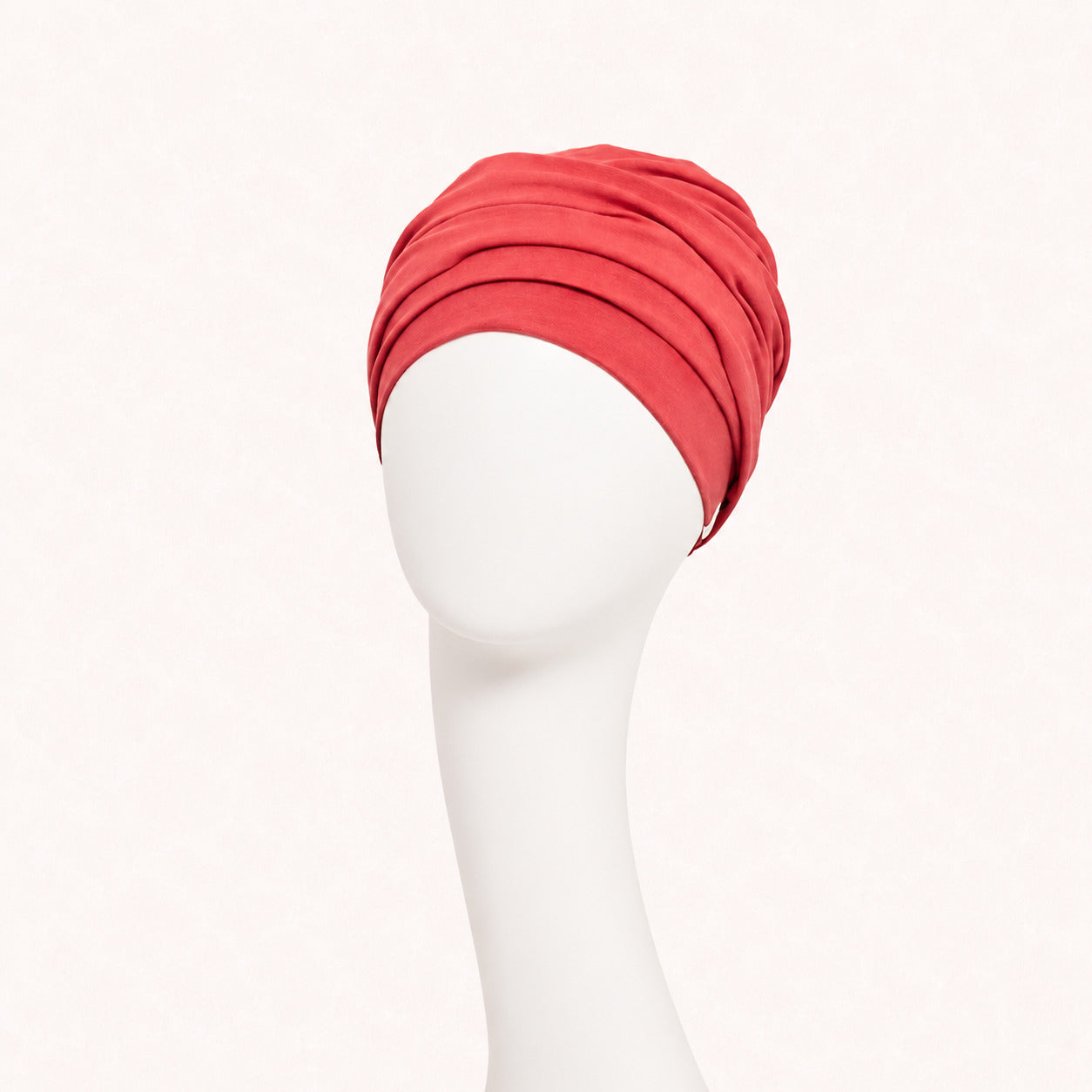 Nomi Turban 0725 Lipstick Red | Turbante oncológico de algodón