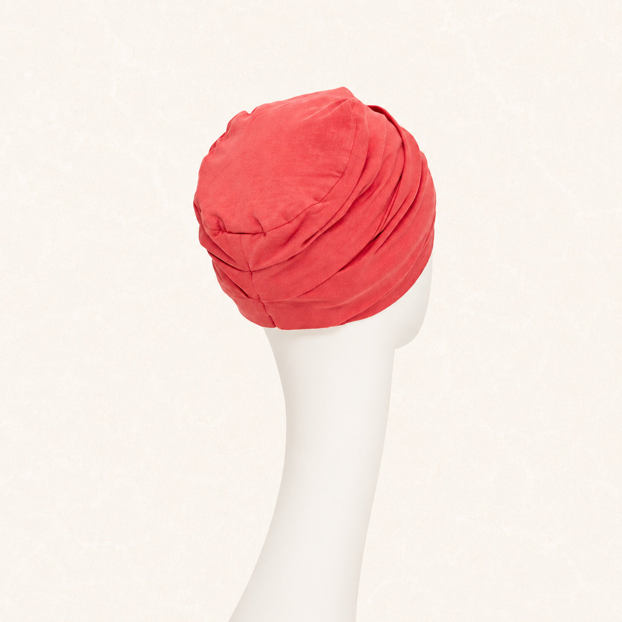 Nomi Turban 0725 Lipstick Red | Turbante oncológico de algodón
