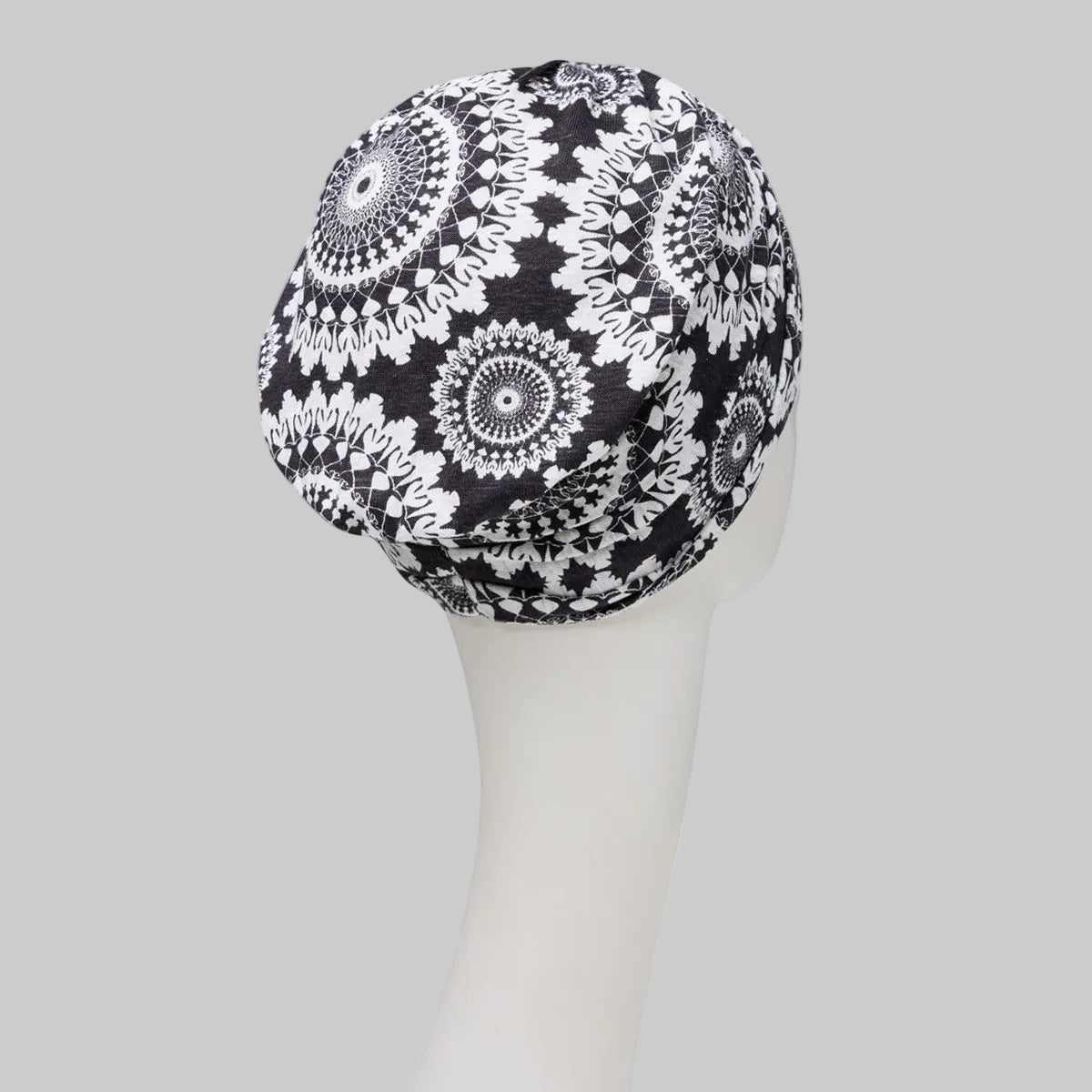 Shakti Turban 0818 Round n' Round | Turbante oncológico de lino