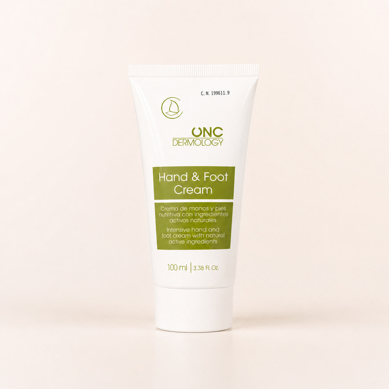 ONC Crema de manos y pies hidratación intensiva para quimioterapia