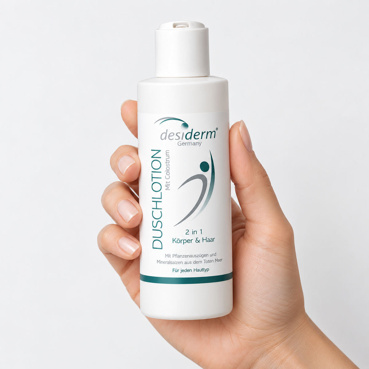 Desiderm Shower Lotion – Loción limpiadora suave para cuerpo y cabello 200 ml