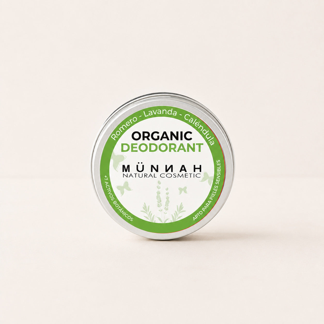 Desodorante en crema natural para piel sensible Munnah