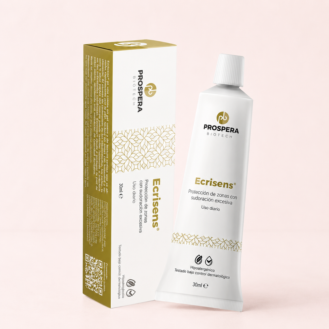 Ecrisens crema antitranspirante para la protección de zonas con sudoración excesiva durante la quimioterapia