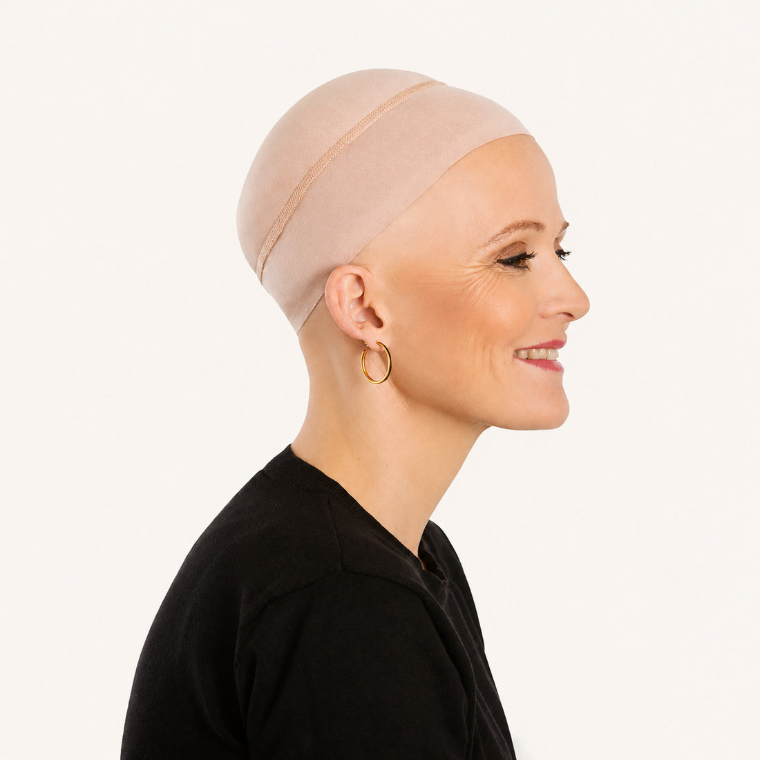 oft Lift Hat 37.5 Light Tan de Christine Headwear para aportar volumen bajo turbantes y pelucas