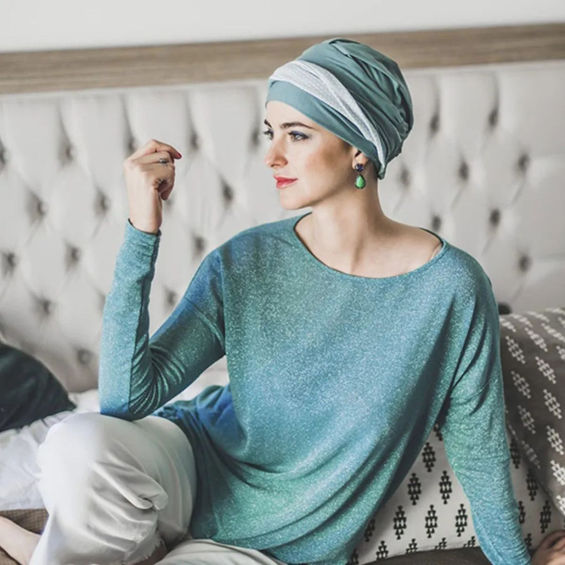 Carebell Turbante oncológico Elegance Luz