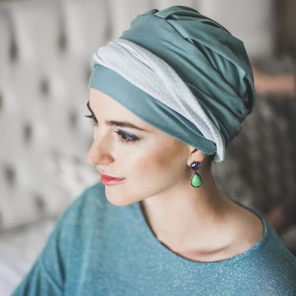 Carebell Turbante oncológico Elegance Luz