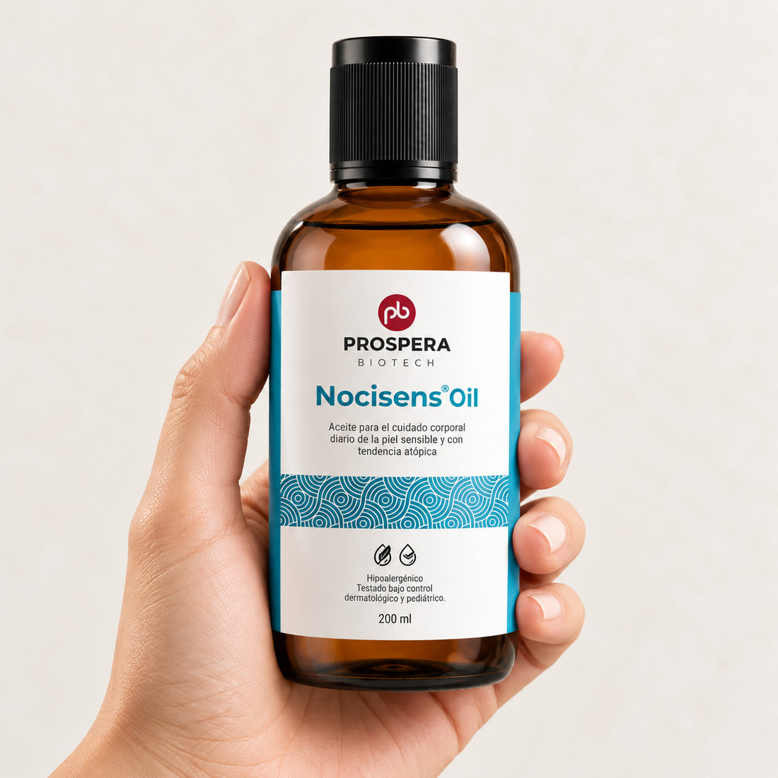 Nocisens Oil, aceite seco de 200 ml para piel seca y sensible