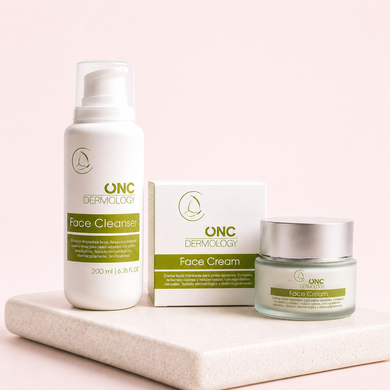 Pack Facial hidratación y limpieza piel sensible - ONC Dermology