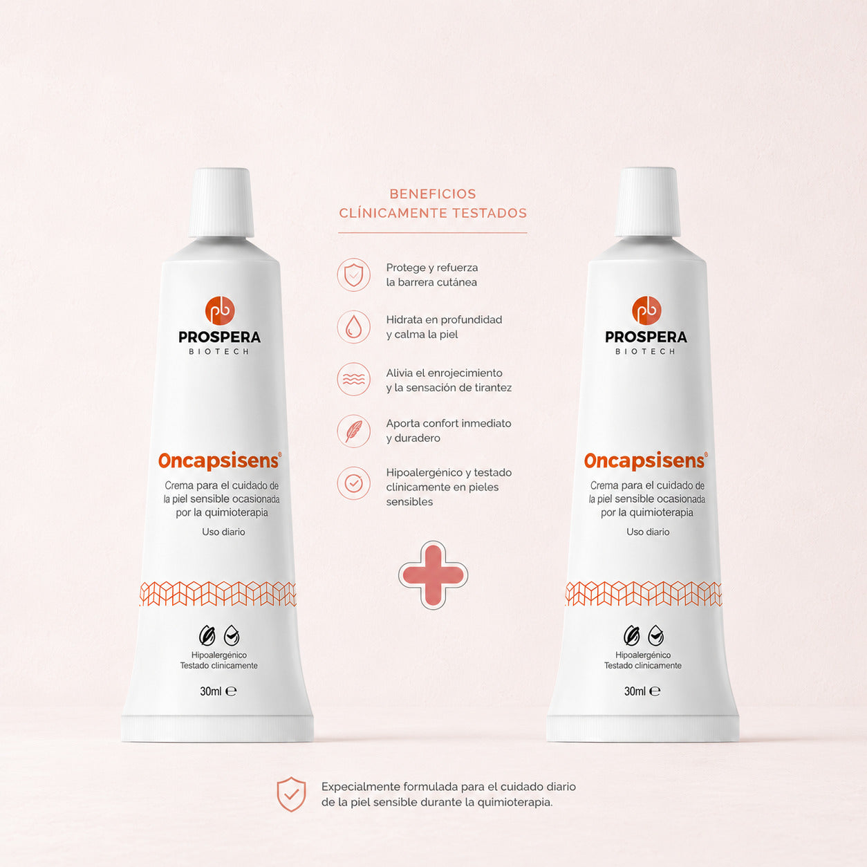 Beneficios de Oncapsisens, crema para el cuidado de la piel sensible durante la quimioterapia
