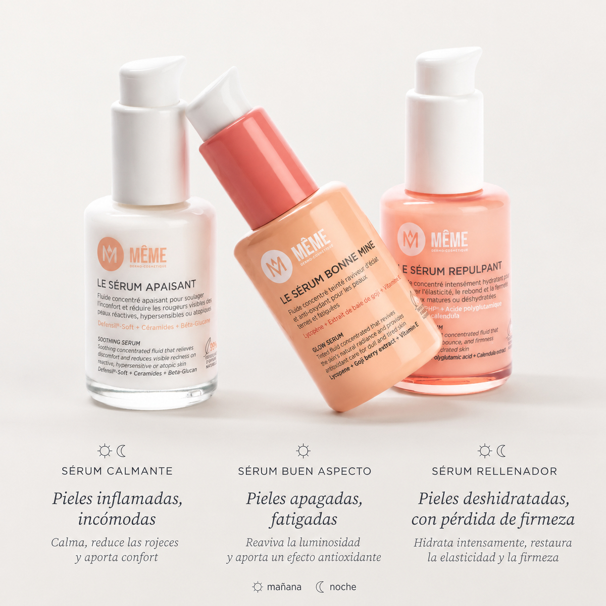 Sérum Facial Rellenador y Reafirmante MÊME Cosmetics
