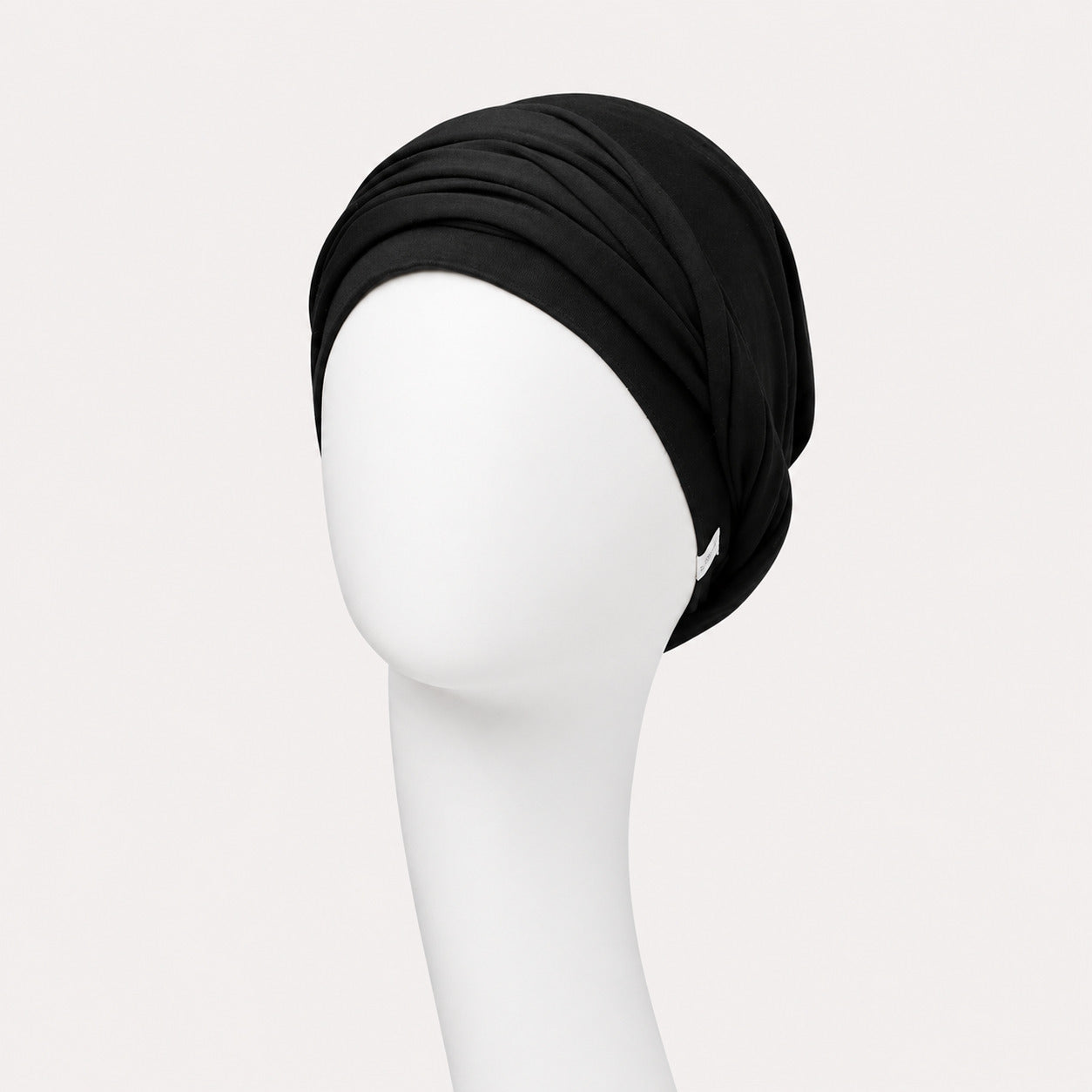 Shakti Turban 0211 Black | Turbante oncológico de bambú