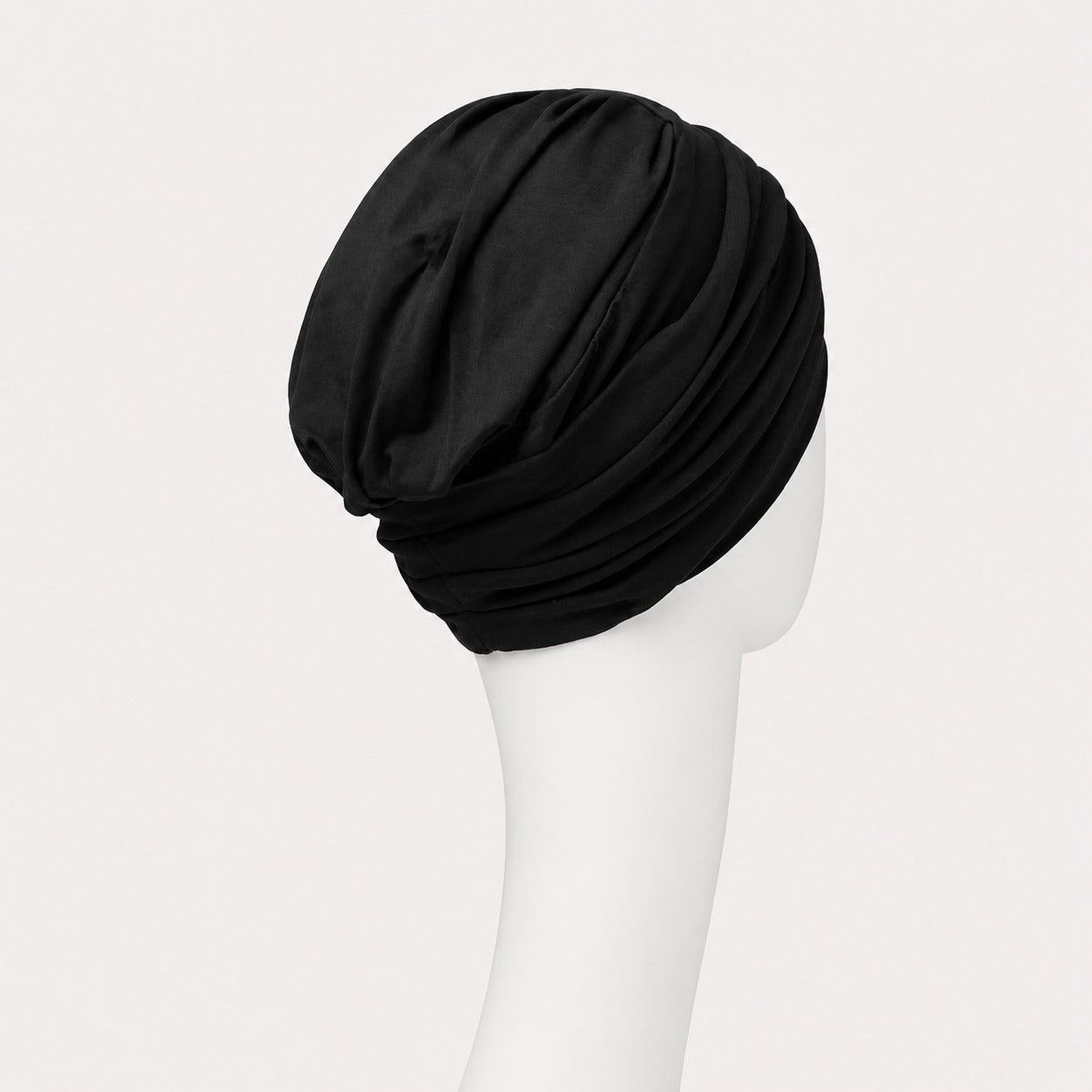 Shakti Turban 0211 Black | Turbante oncológico de bambú