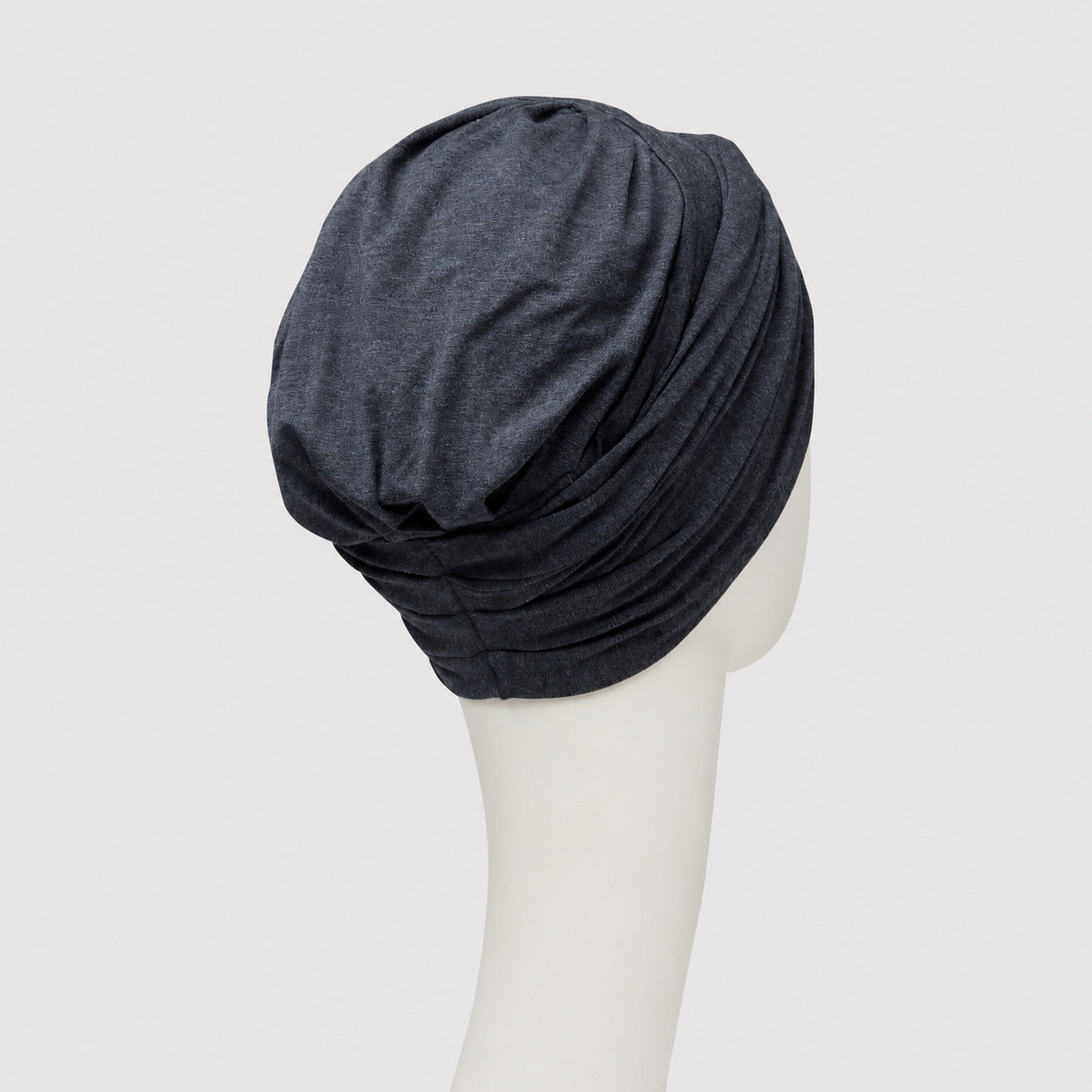 Shakti Turban 0391 Blue Melange | Turbante oncológico de bambú