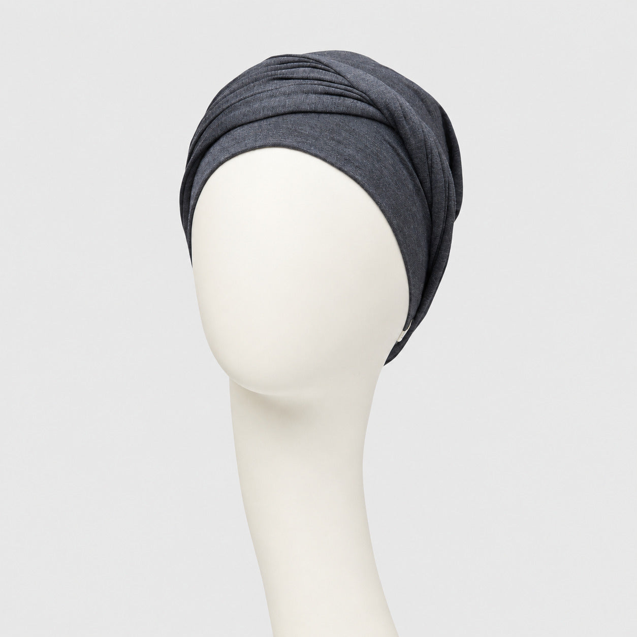 Shakti Turban 0391 Blue Melange | Turbante oncológico de bambú