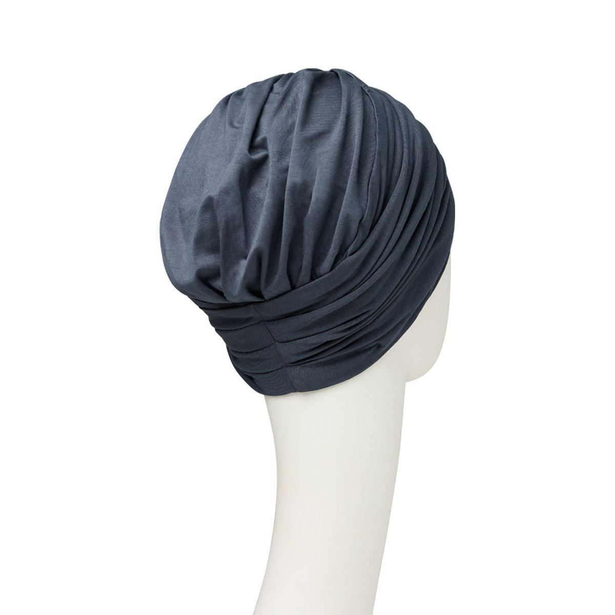 Shakti Turban 0168 Blue | Turbante oncológico de bambú