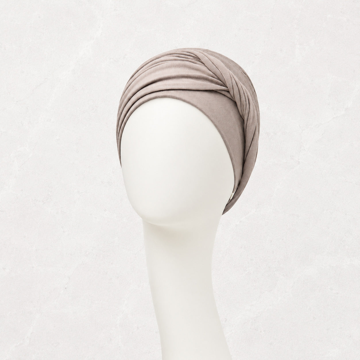 Shakti Turban 0167 Brown | Turbante oncológico de bambú