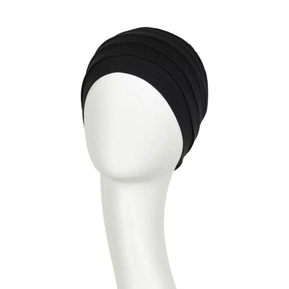 Yoga Turban 0211 Black  | Turbante oncológico de bambú